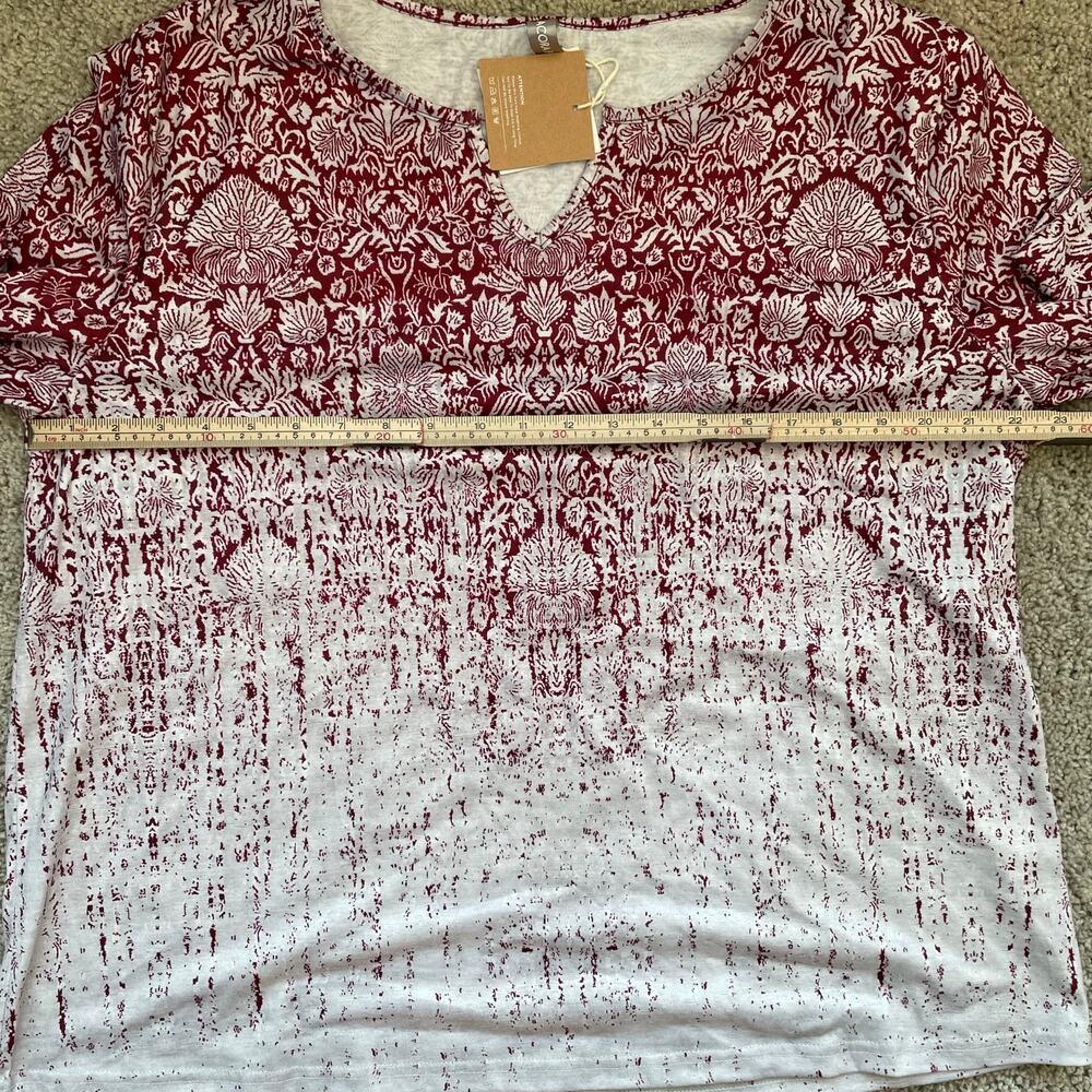 NWT Noracora patterned ombre long sleeve tunic lightweight size XL - Picture 4 of 13